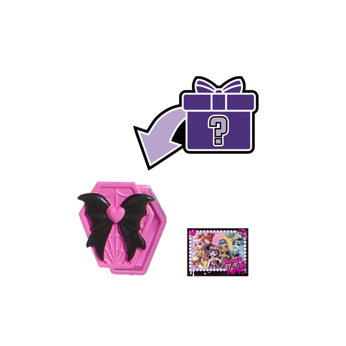 MONSTER HIGH ZIUA DE NASTERE DULCE SI INFRICOSATOARE PAPUSA DRACULAURA CU ACCESORII