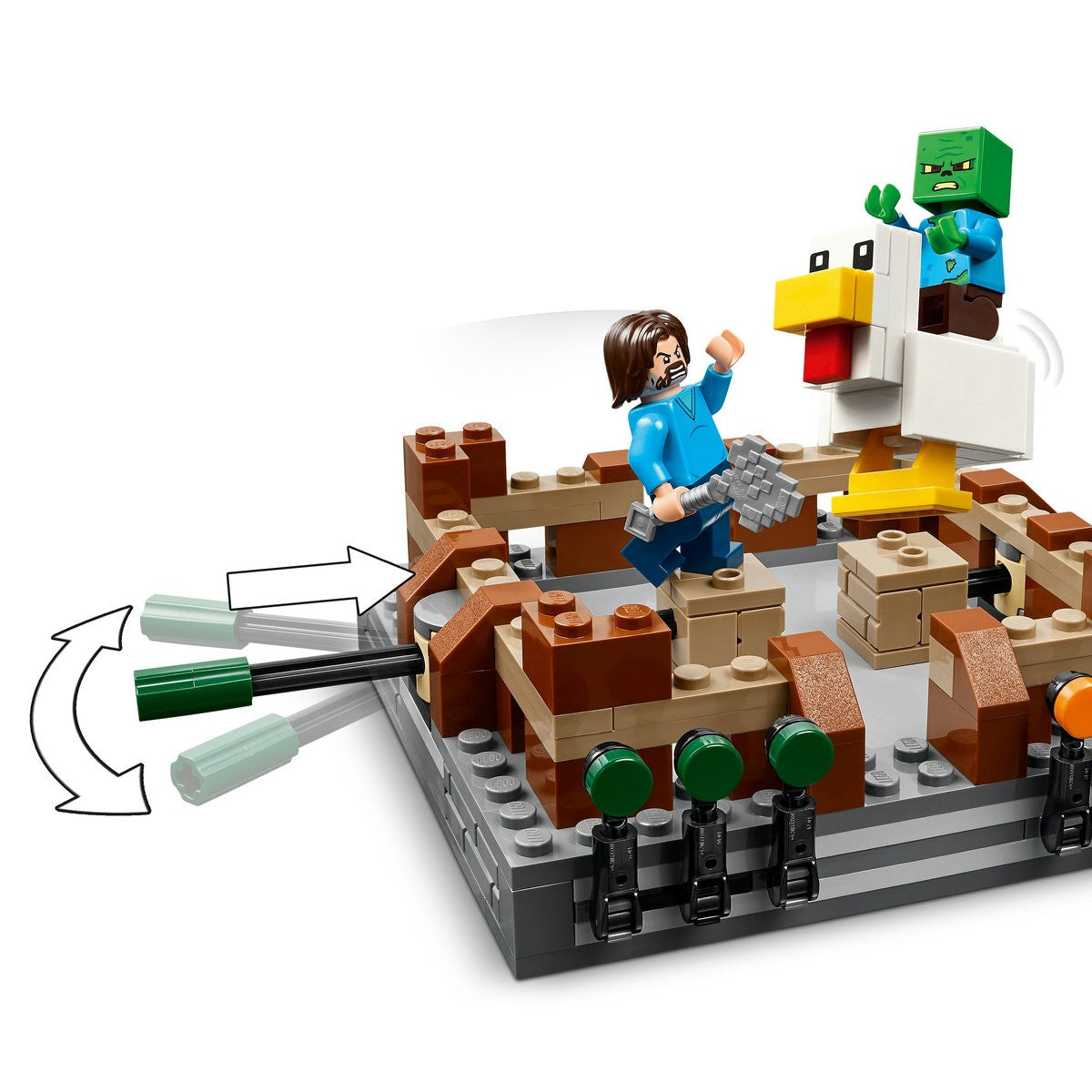 LEGO MINECRAFT RING DE LUPTA LA CONACUL DIN PADURE 21272