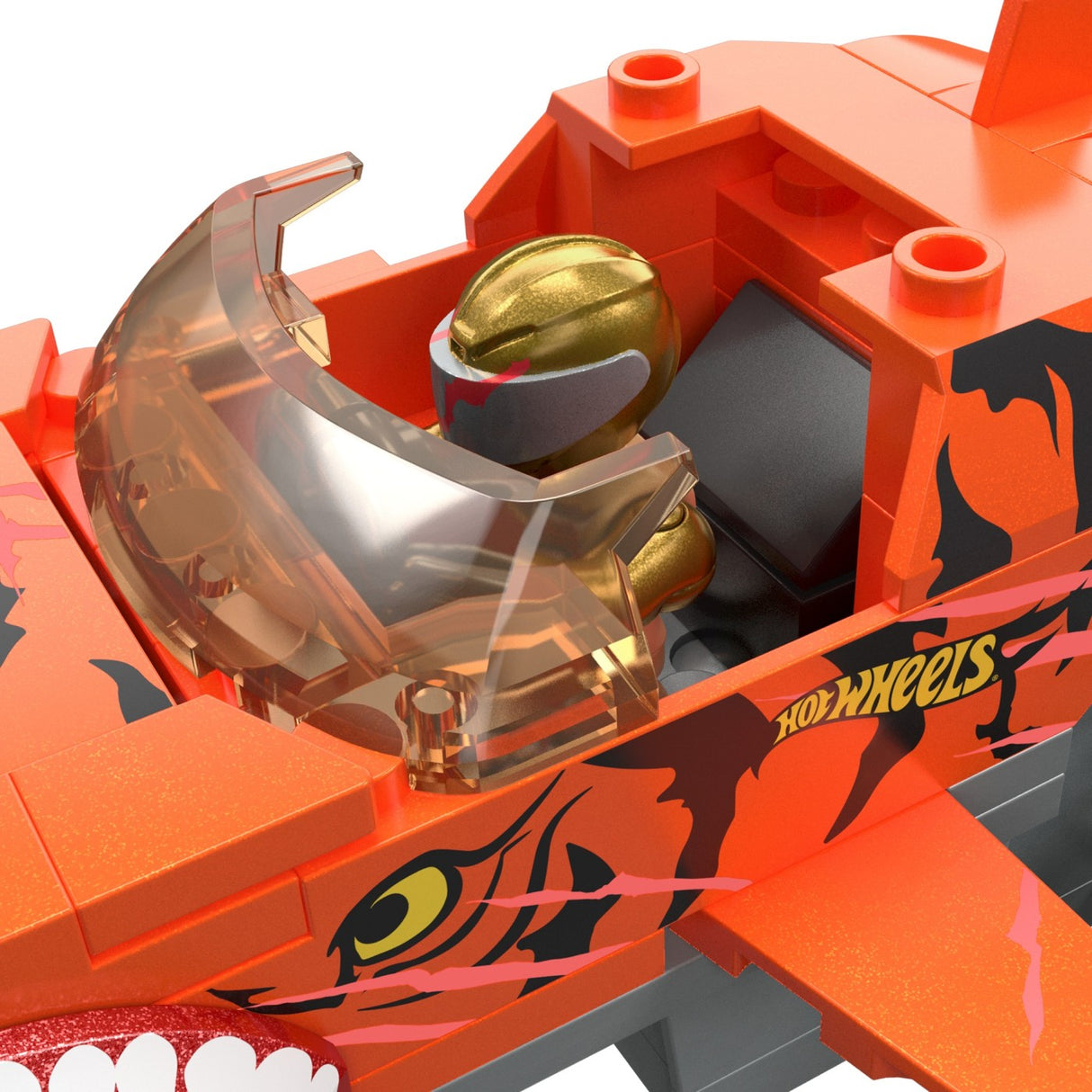 HOT WHEELS MONSTER TRUCK MEGA SET CONSTRUCTIE CURSA TIGER SHARK CHOMP