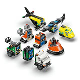 LEGO CITY AVION AUTOSPECIALA DE SERVICE SI AEROGLISOR IN VERSIUNI ADAPTATE 60505