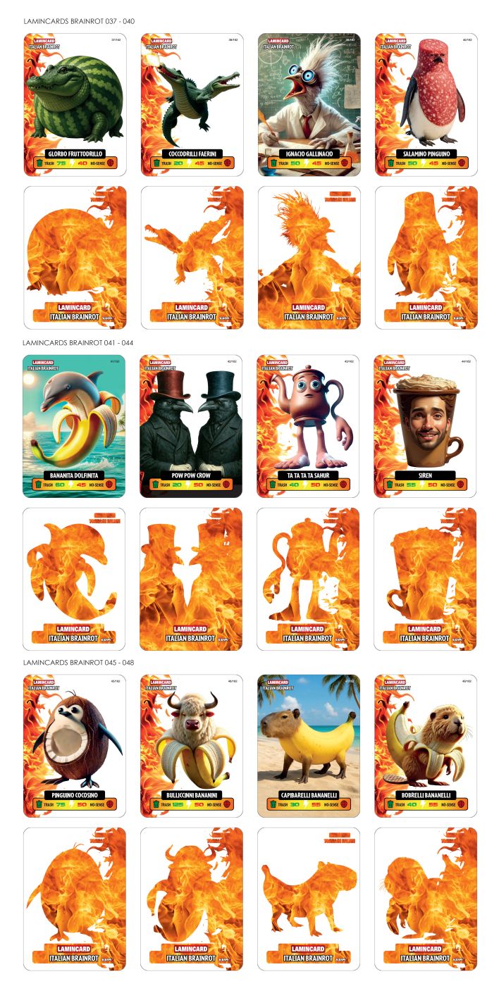 LAMINCARD ITALIAN BRAINROT