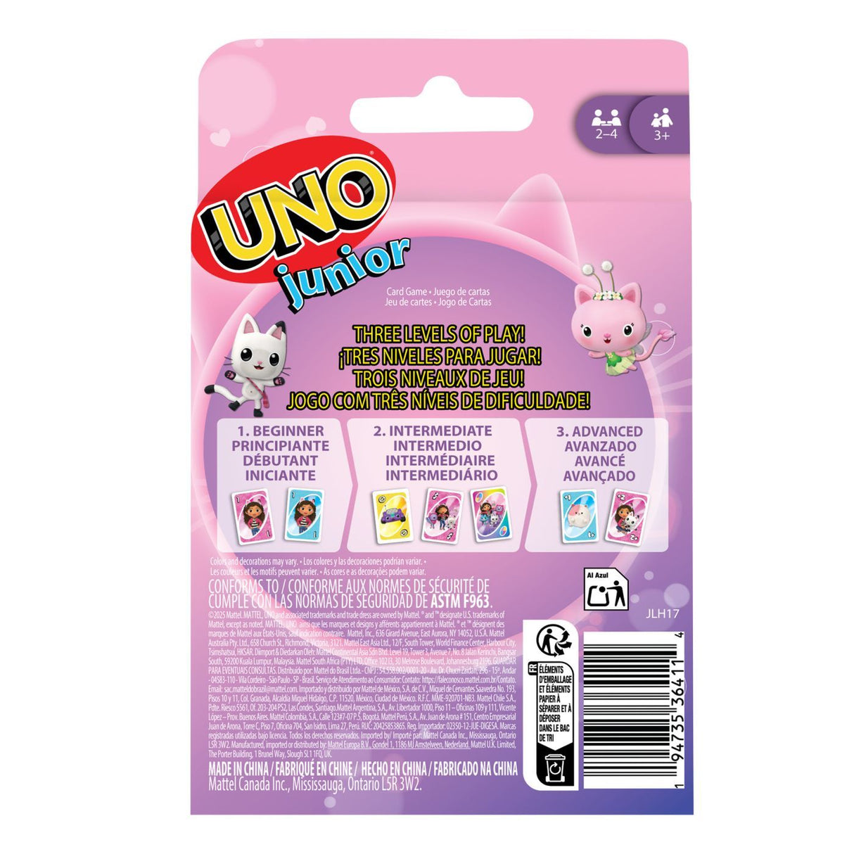 JOC DE CARTI UNO JUNIOR GABBYS DOLLHOUSE