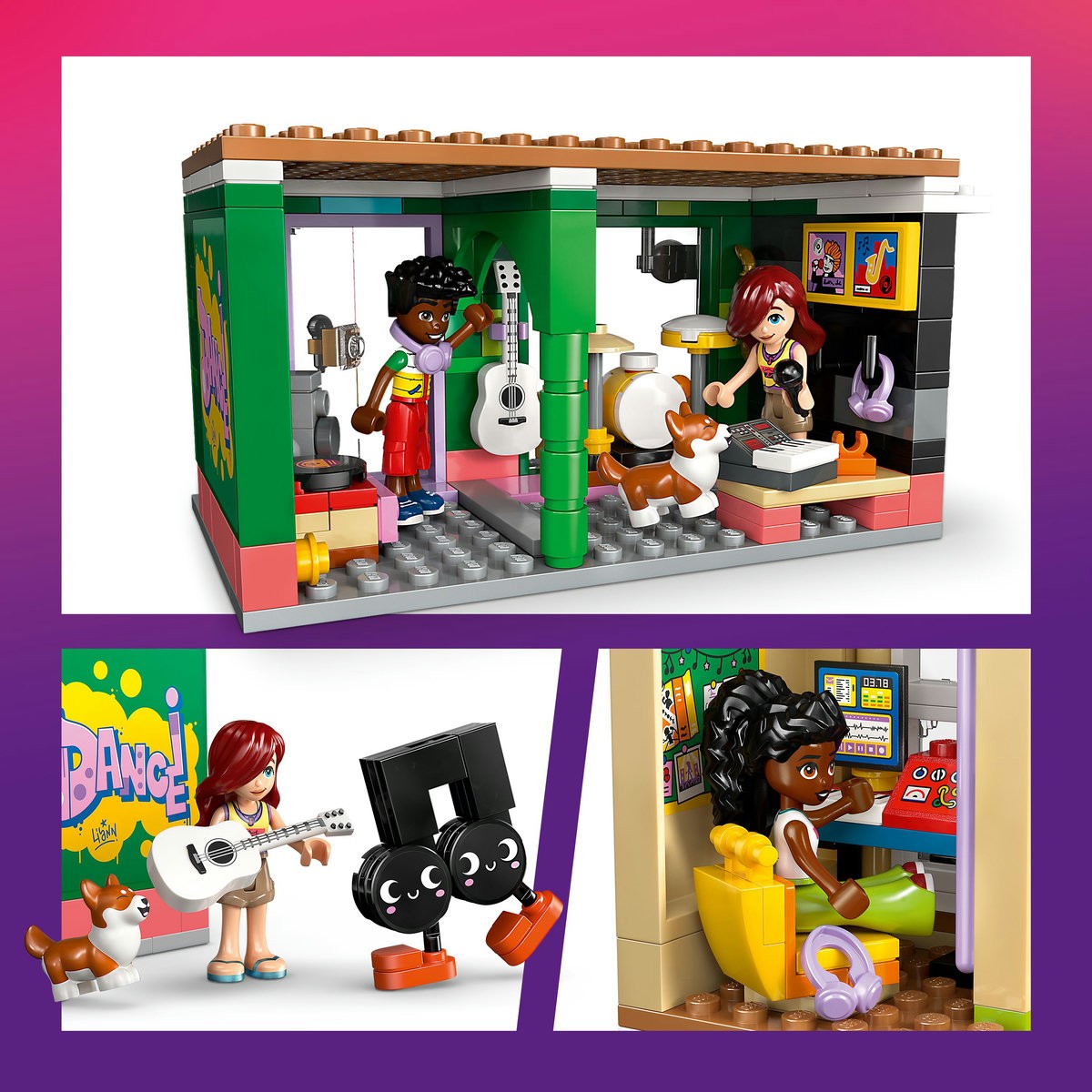 LEGO FRIENDS MAGAZIN DE MUZICA SI APARTAMENT 42653