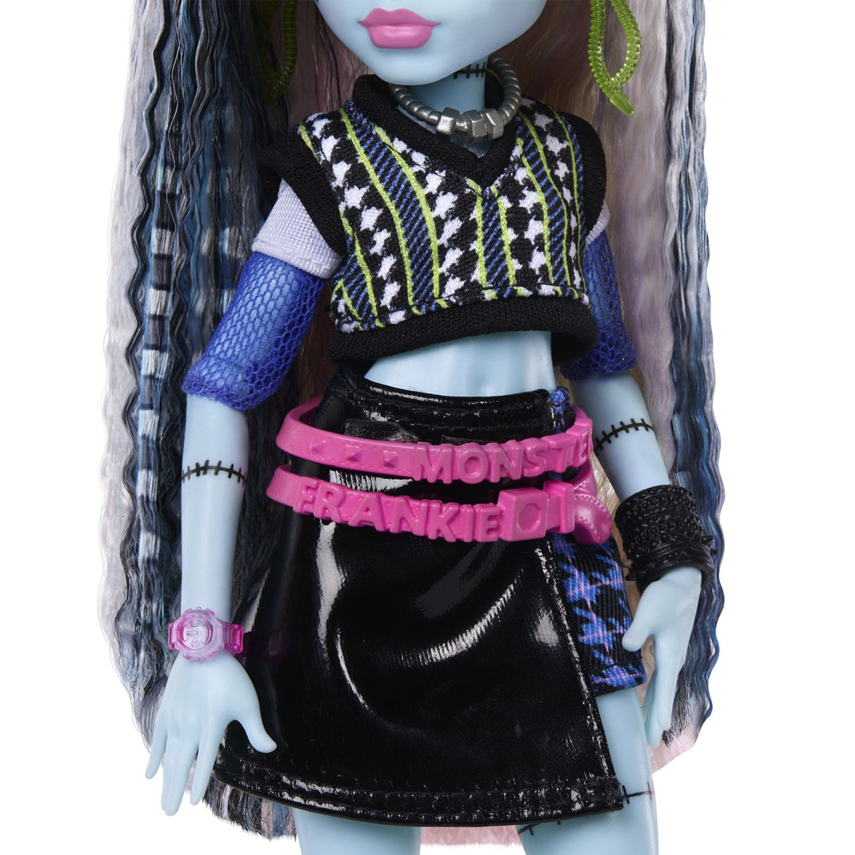 MONSTER HIGH PAPUSA FRANKIE STEIN CU ACCESORII