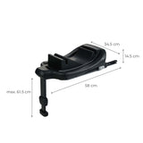 SCOICA AUTO KINDERKRAFT MINK PRO 2 I-SIZE 40-75 CM + BAZA ZESTAW BLACK