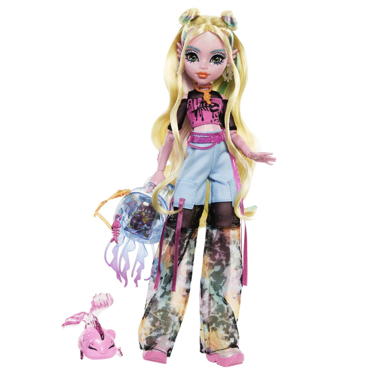 MONSTER HIGH PAPUSA LAGOONA BLUE SI PESTISORUL NEPTUNA