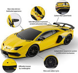 MASINA CU TELECOMANDA LAMBORGHINI AVENTADOR SVJ GALBEN CU SCARA 1 LA 24