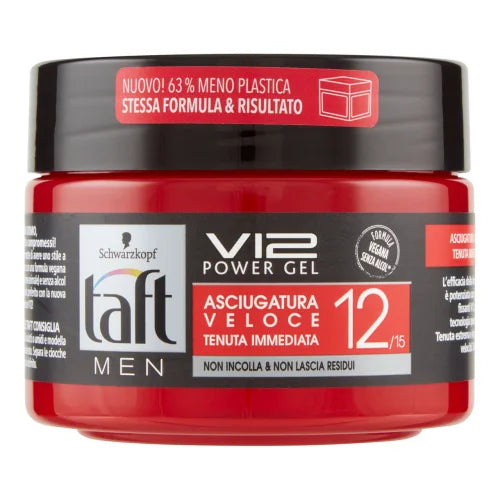 Gel de Styling Taft V12 Schwarzkopf 250ml - Fixare Rapidă