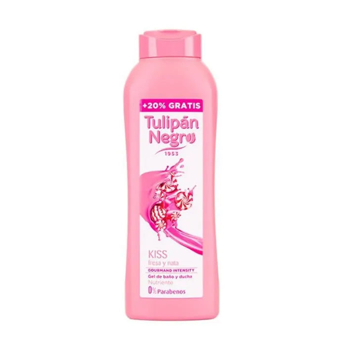 Gel de duș Black Tulip - Rosera 650ml - Tămâie cu căpșuni și smântână