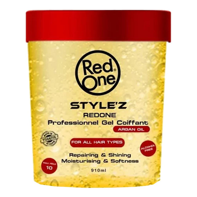 Gel de Păr RED ONE Style'Z [Ulei de Argan] 300ml - Fixare superioară