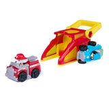 PATRULA CATELUSILOR SET FIGURINA MARSHALL  SI VEHICUL CU LANSATOR