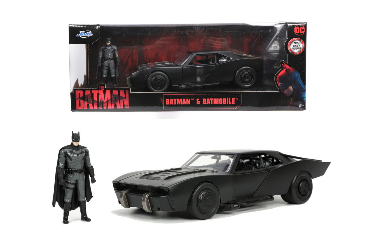 JADA BATMAN MASINUTA DIN METAL BATMOBILE SCARA 1:24