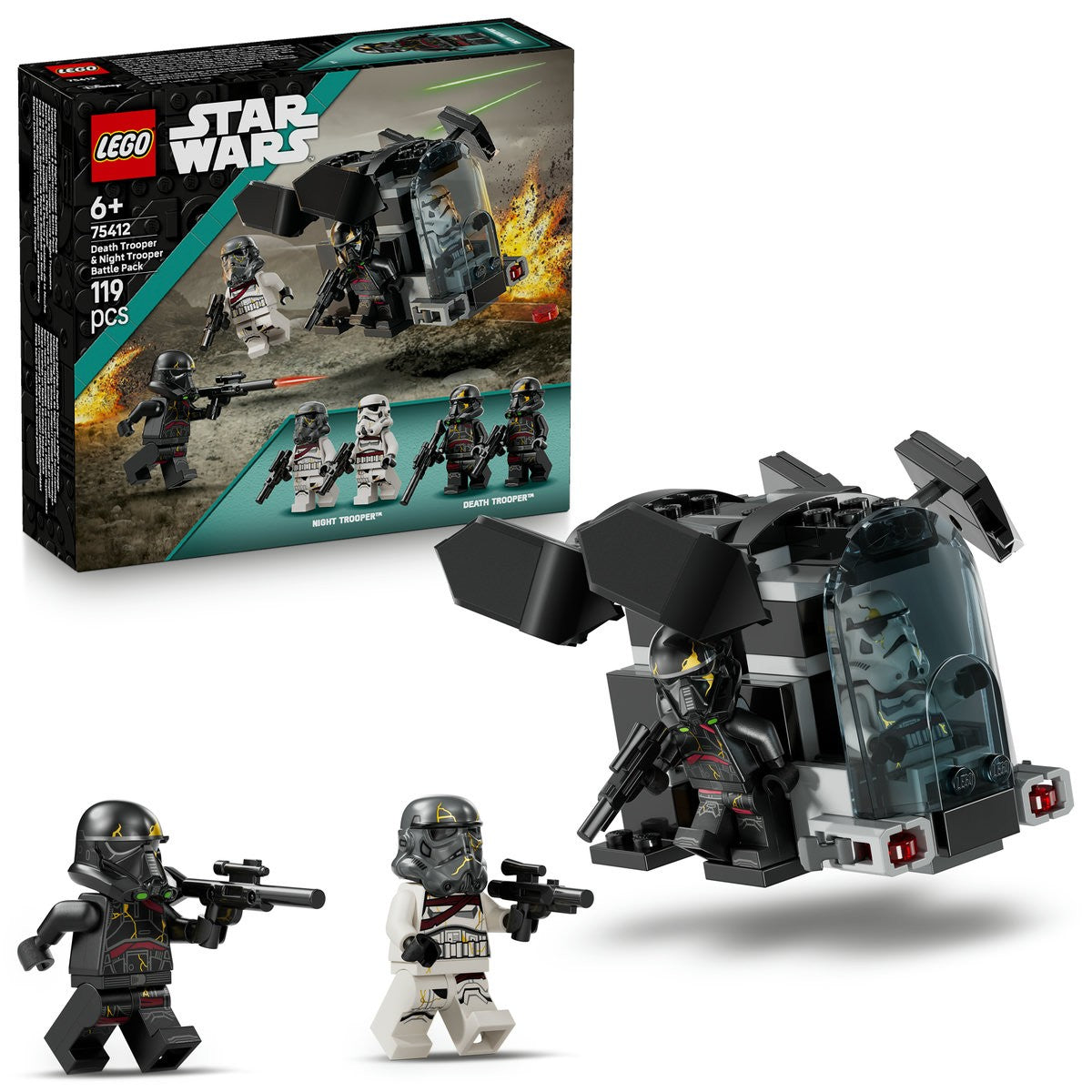 LEGO STAR WARS PACHET DE LUPTA SOLDATI AI MORTII SI SOLDATI AI NOPTII 75412