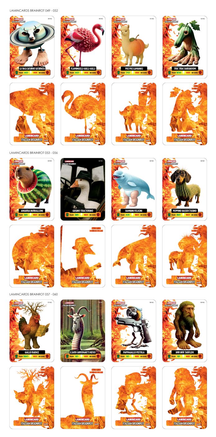 LAMINCARD ITALIAN BRAINROT