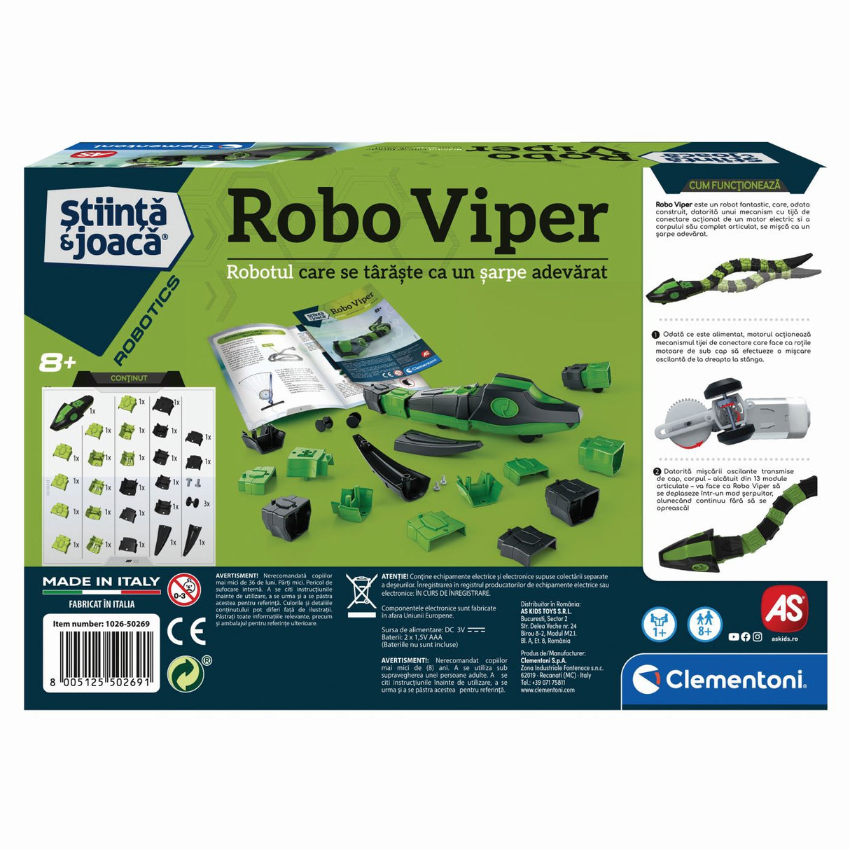 STIINTA SI JOACA ROBOTICS ROBOTUL SARPE