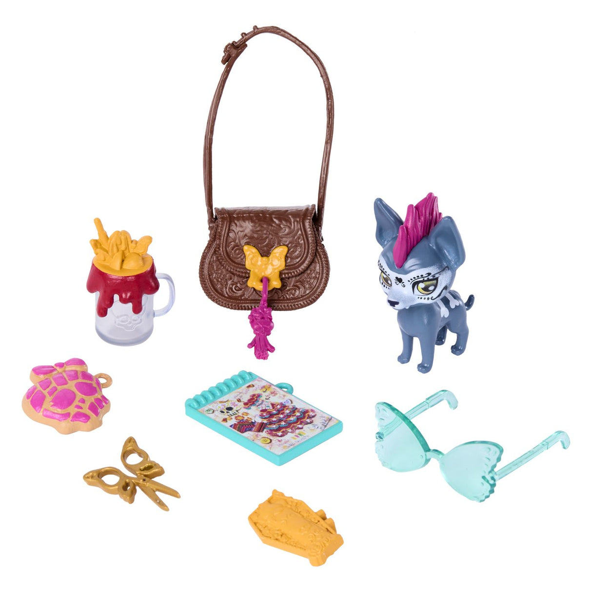 MONSTER HIGH PAPUSA SKELITA CALAVERAS CU ACCESORII