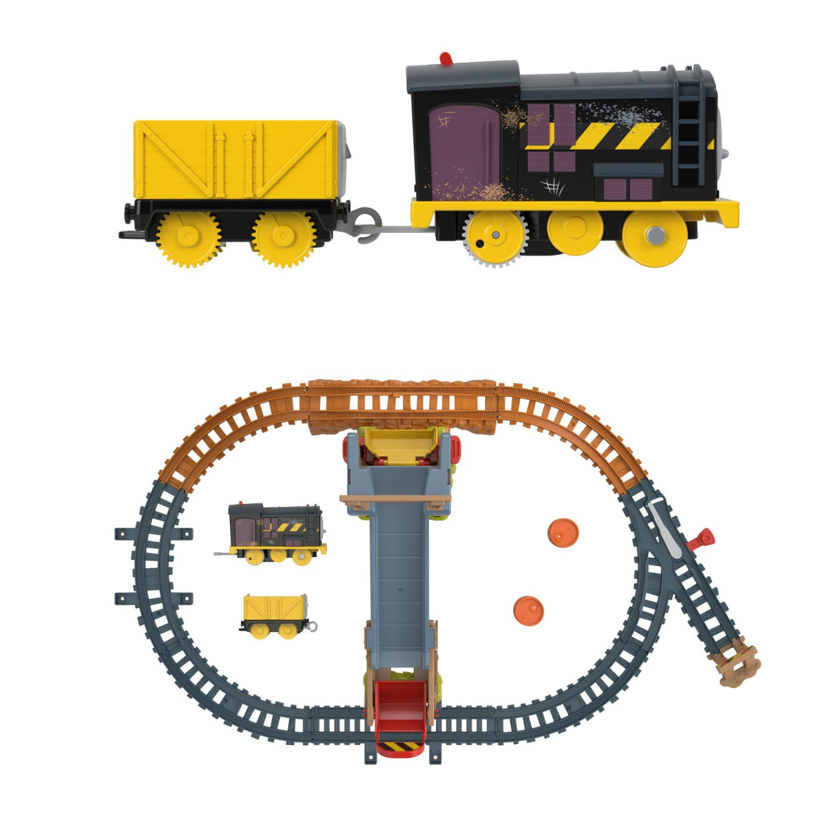 THOMAS SET DE CONSTRUCTIE RIDICA SI INCARCA MARFA CU DIESEL