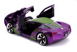 MASINUTE METALICA CHEVY CORVETTE STINGRAY 2009 SI FIGURINA JOKER SCARA 1:24