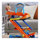 HOT WHEELS CITY TRANSFORMAREA GARAJULUI DE CASCADORII CU MASINUTA INCLUSA