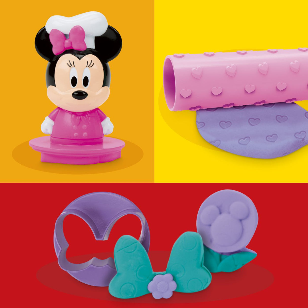 PLAY DOH DISNEY JR CLUBUL LUI MICKEY MOUSE SET BRUTARIE MINNIE MOUSE