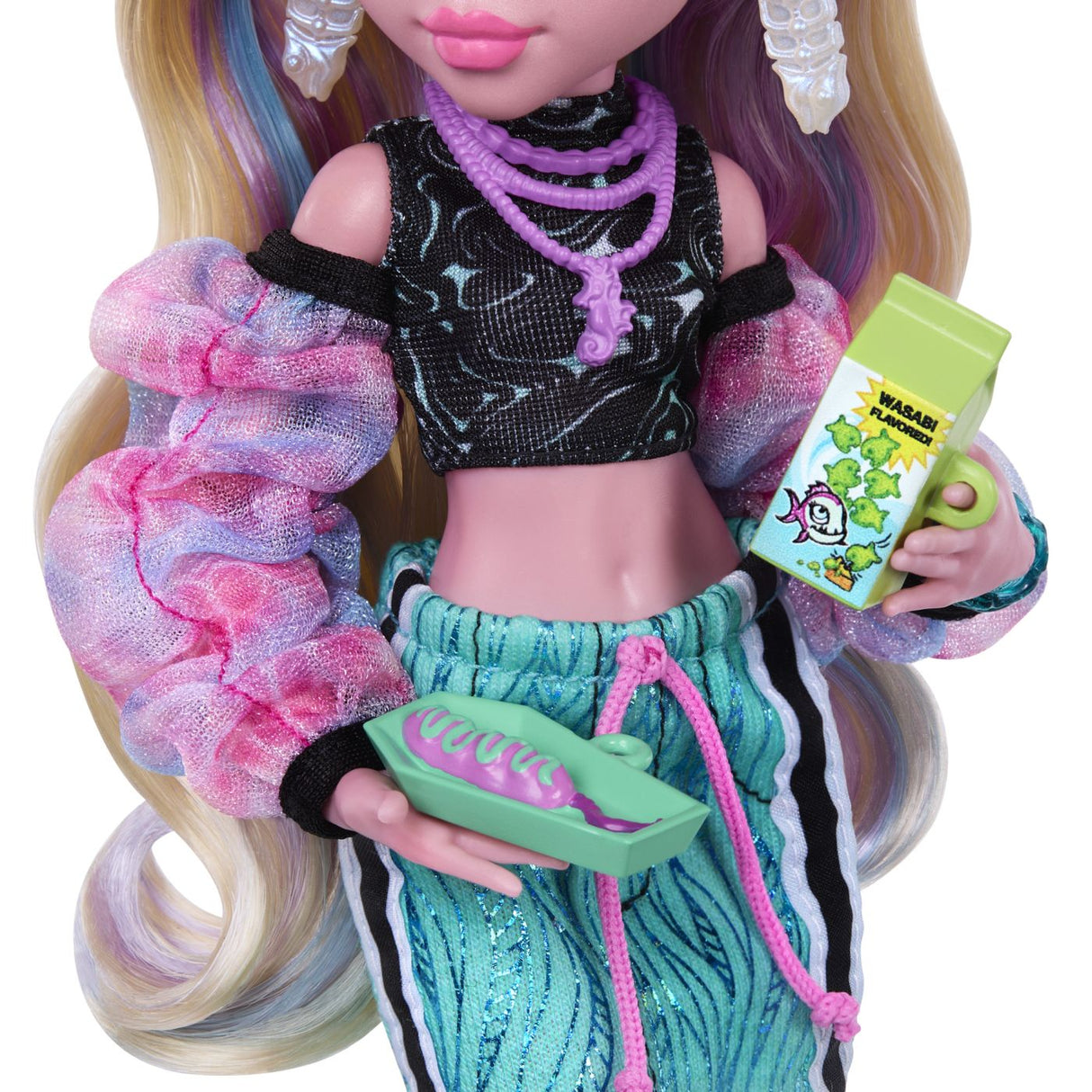 MONSTER HIGH PAPUSA LAGOONA BLUE CU ACCESORII