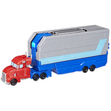 TRANSFORMERS EARTHSPARK CAMION CU REMORCA DE LUPTA OPTIMUS PRIME