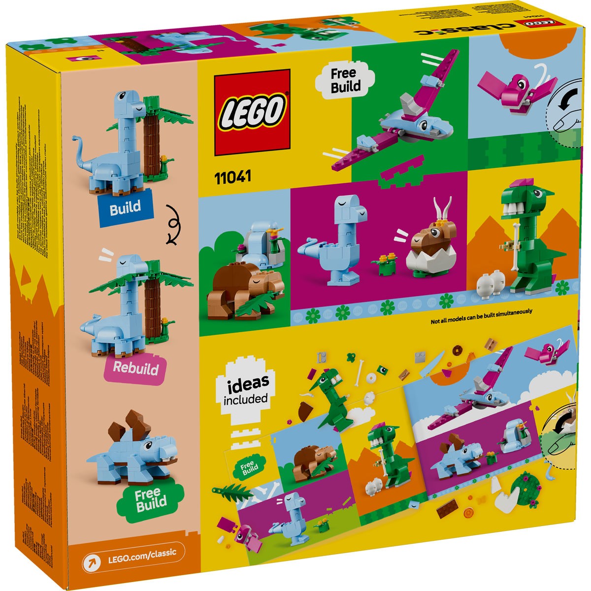 LEGO CLASSIC DINOZAURI CREATIVI 11041