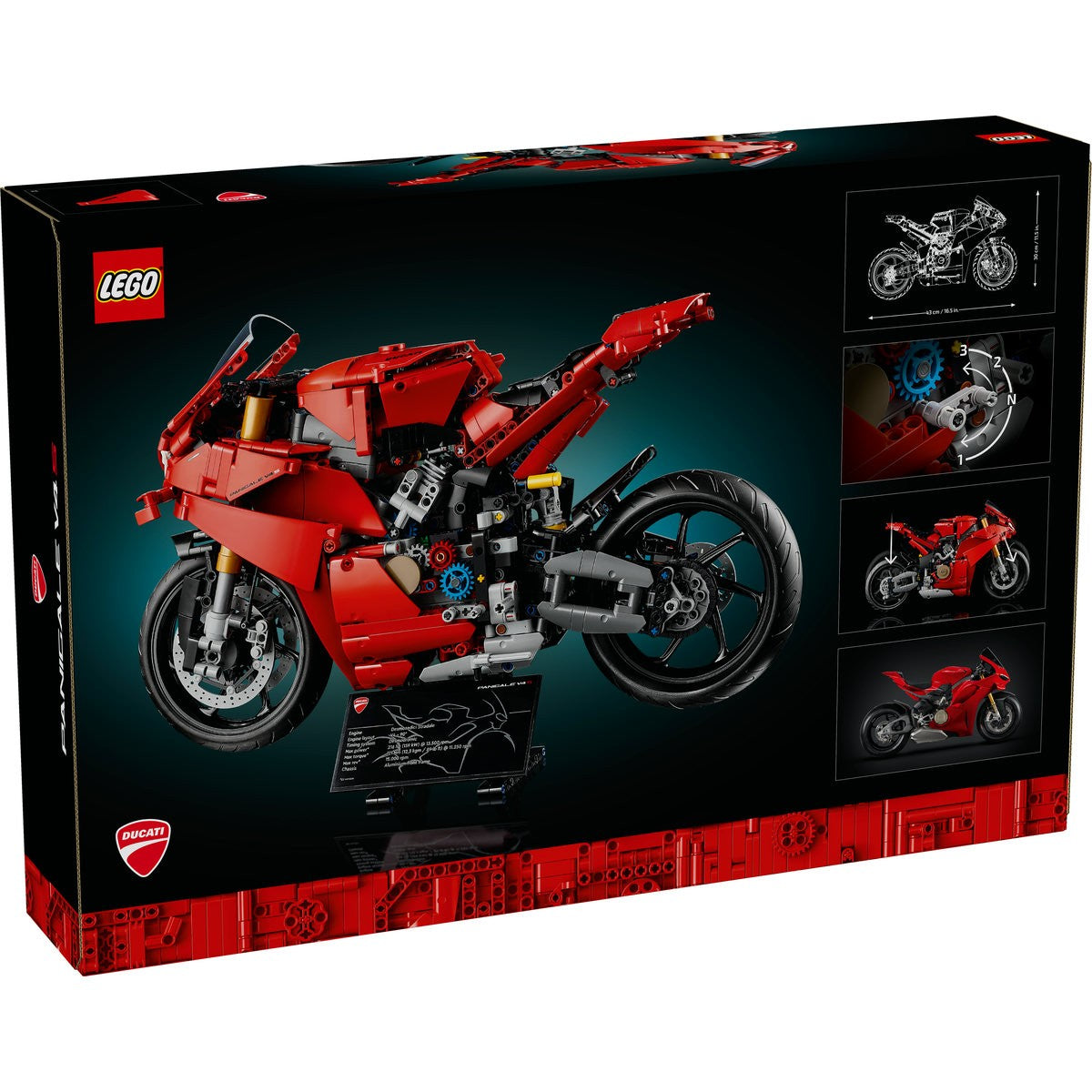 LEGO TECHNIC MOTOCICLETA DUCATI PANIGALE V4 S 42202