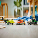 LEGO CITY AVION AUTOSPECIALA DE SERVICE SI AEROGLISOR IN VERSIUNI ADAPTATE 60505