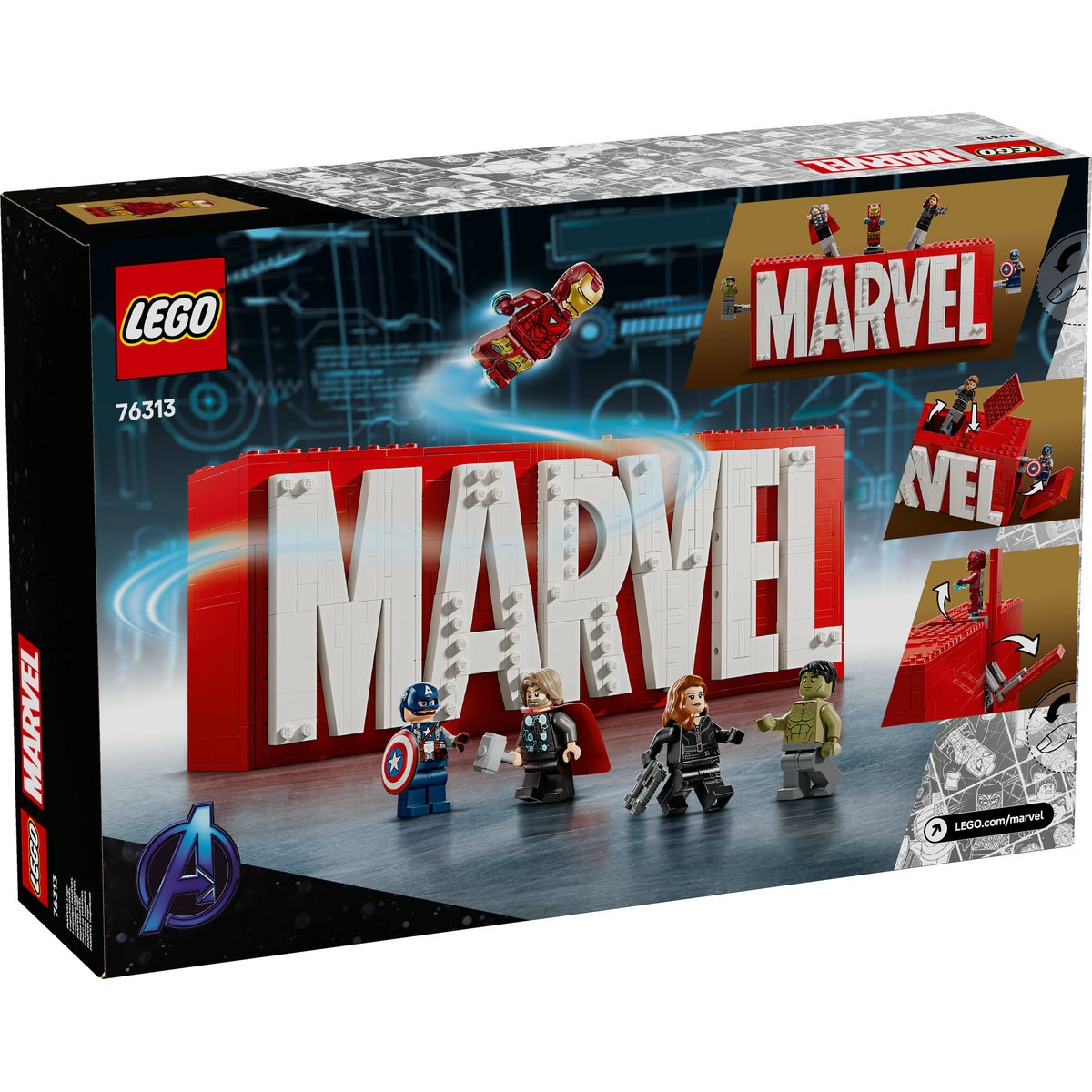 LEGO SUPER HEROES SIGLA SI MINIFIGURINE MARVEL 76313