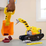 PATRULA CATELUSILOR RUBBLE SI ECHIPA VEHICUL BULDOZER MULTIFUNCTIONAL 2 IN 1