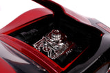 MASINUTA DIN METAL HARLEY QUINN 1969 CHEVY CORVETTE SCARA 1:24