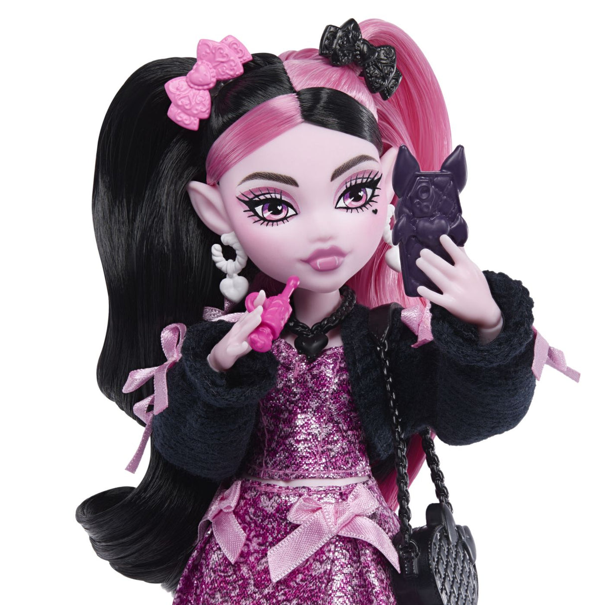 MONSTER HIGH PAPUSA DRACULAURA CU ACCESORII