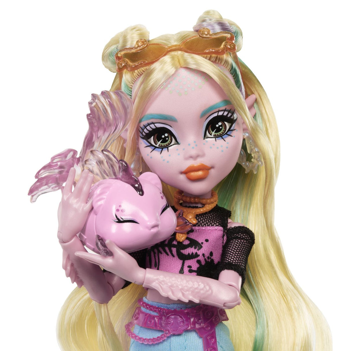MONSTER HIGH PAPUSA LAGOONA BLUE SI PESTISORUL NEPTUNA