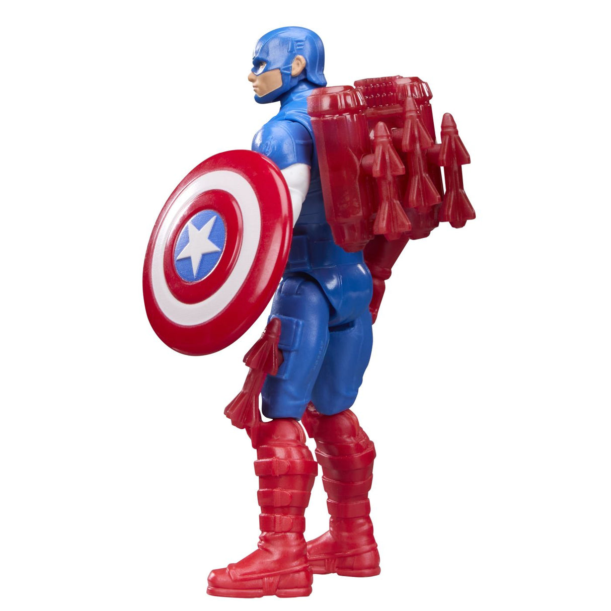 MARVEL AVENGERS ACTION VERS SET FIGURINA CAPTAIN AMERICA SI ACCESORII 11.4CM