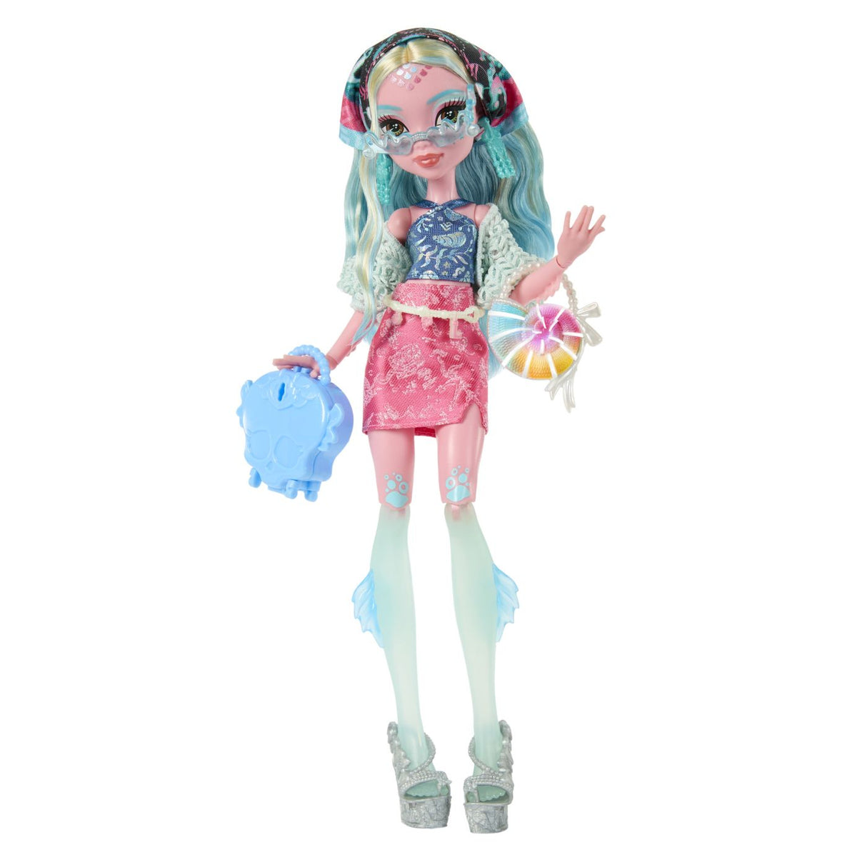 MONSTER HIGH SKULLTIMATE SECRET PAPUSA LAGOONA BLUE