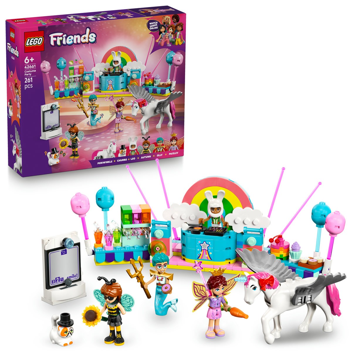 LEGO FRIENDS BAL MASCAT CU UNICORNUL SI ZANA 42661
