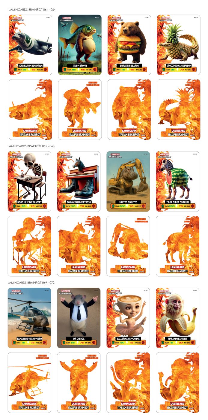 LAMINCARD ITALIAN BRAINROT