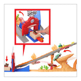 CARS RACE AND RESCUE SET DE JOACA CURCUIT DE SALVARE SI 3 MASINUTE METALICE