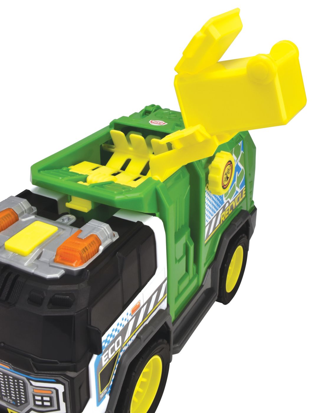 DICKIE CAMION DE RECICLARE CU LUMINI SI SUNETE 30CM