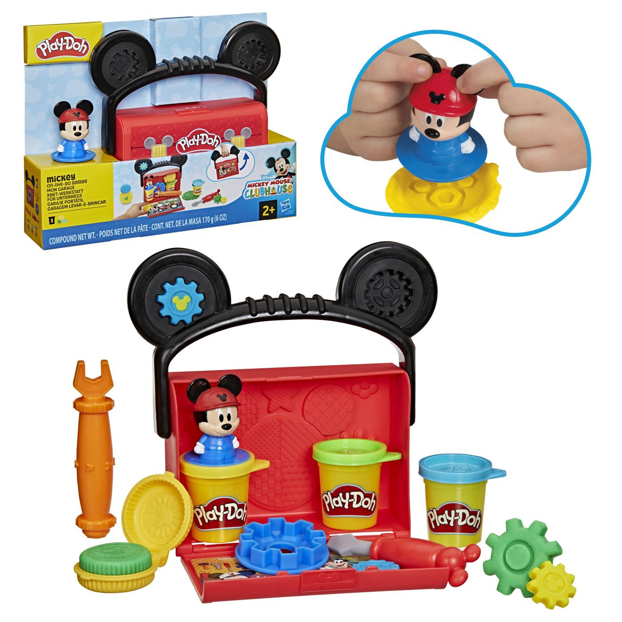 PLAY DOH DISNEY JR CLUBUL LUI MICKEY MOUSE SET LA GARAJ
