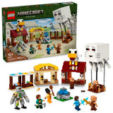 LEGO MINECRAFT ATACUL BALOANELOR GHAST ASUPRA SATULUI 21273