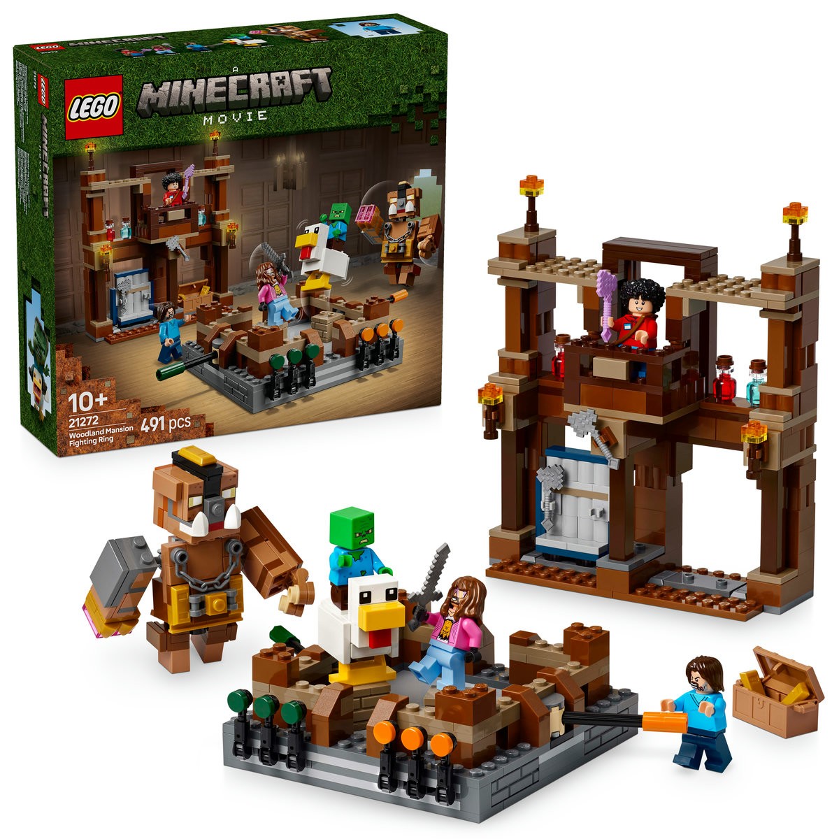 LEGO MINECRAFT RING DE LUPTA LA CONACUL DIN PADURE 21272