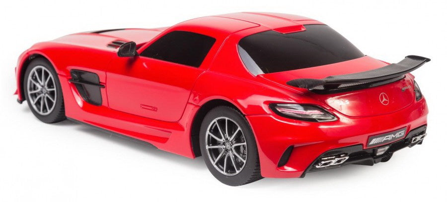 MASINA CU TELECOMANDA MERCEDES-BENZ SLS AMG ROSU CU SCARA 1 LA 18
