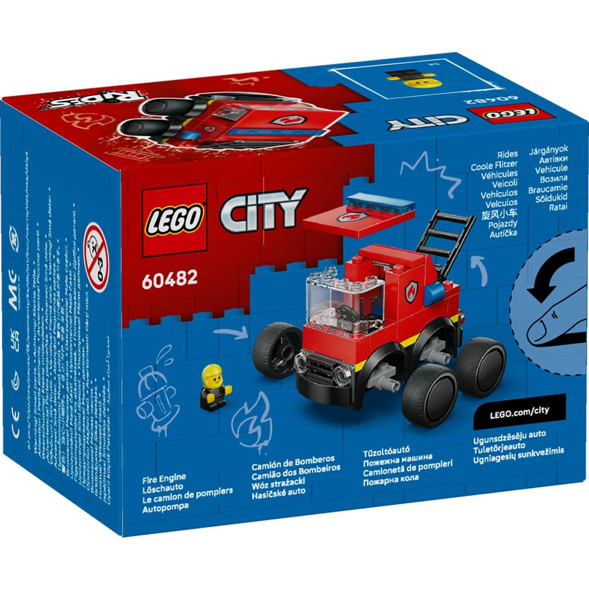 LEGO CITY VEHICULE CAMIONETA DE POMPIERI 60482