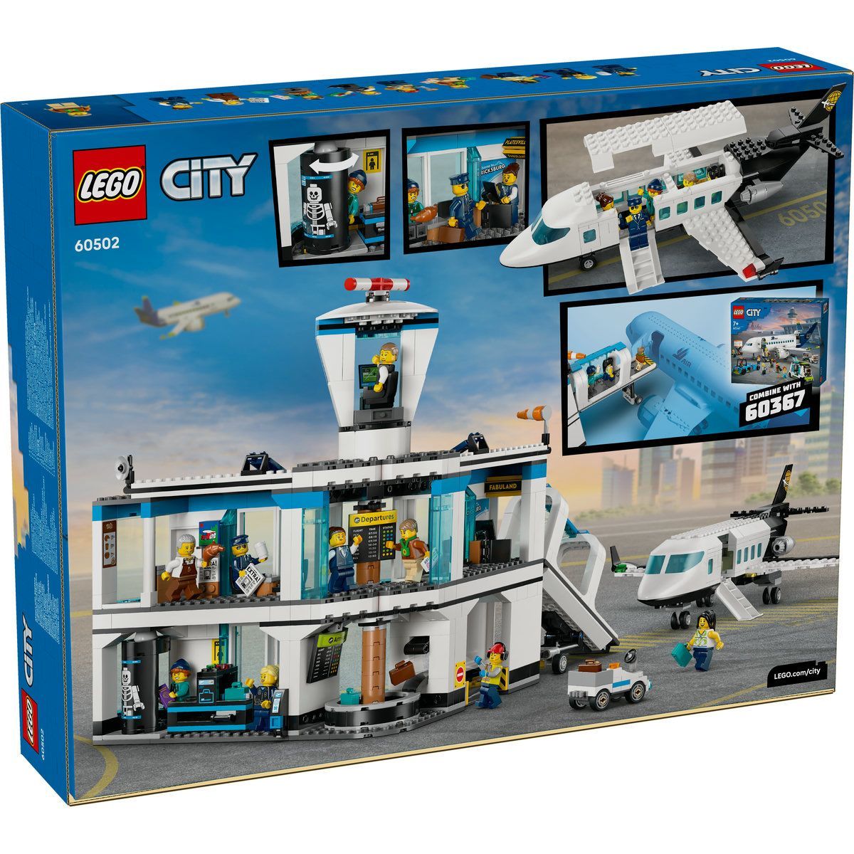 LEGO CITY AEROPORT CU AVION 60502