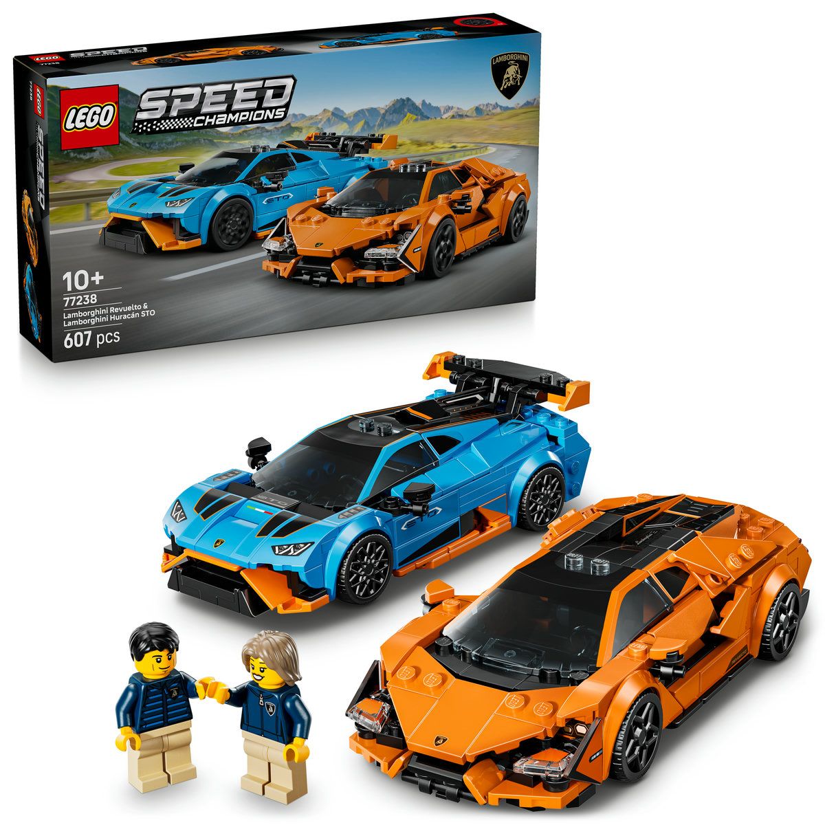 LEGO SPEED CHAMPIONS LAMBORGHINI REVUELTO SI HURACAN STO 77238