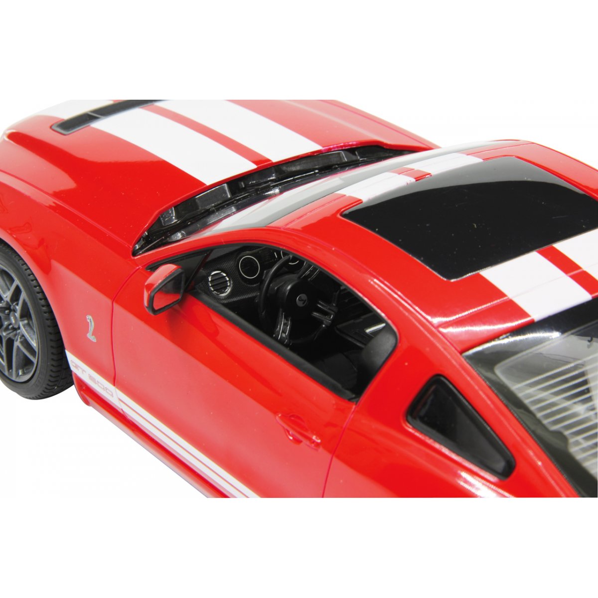 MASINA CU TELECOMANDA FORD SHELBY GT500 ROSU CU SCARA 1 LA 14
