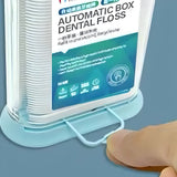 Set 100 Buc Scobitori Cu Ata Dentara Cu Cutie Disposal - vivimall.ro
