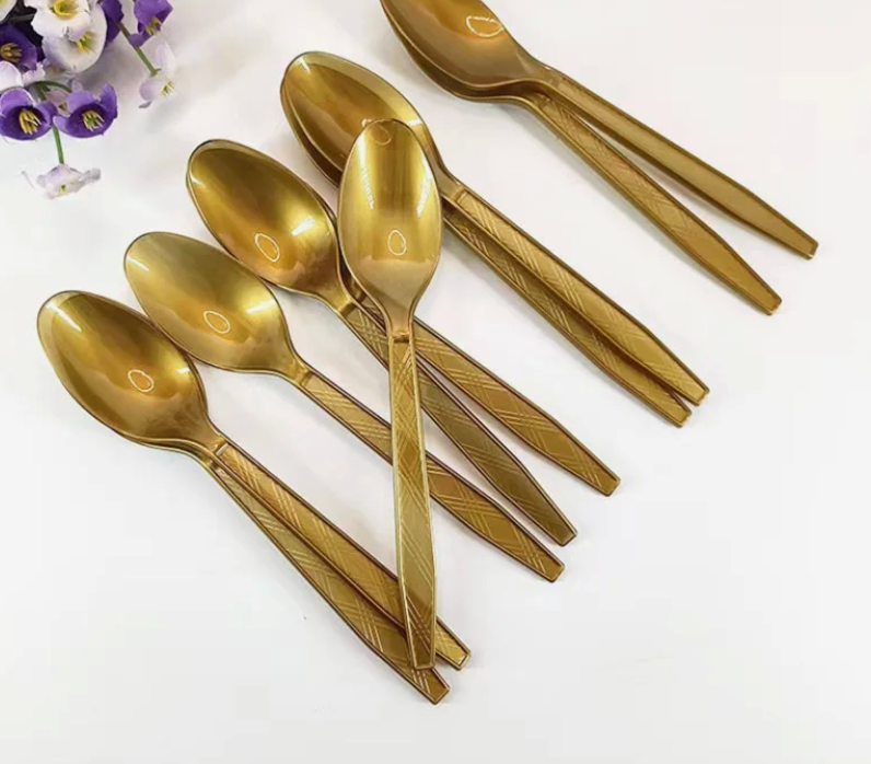 Set 10 Linguri De Unica Folosinta Bronz | GalaWare - vivimall.ro